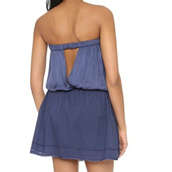 COPY - St. Roche Britt Navy Fringe Dress Cover up - Small - Picture 4 of 4